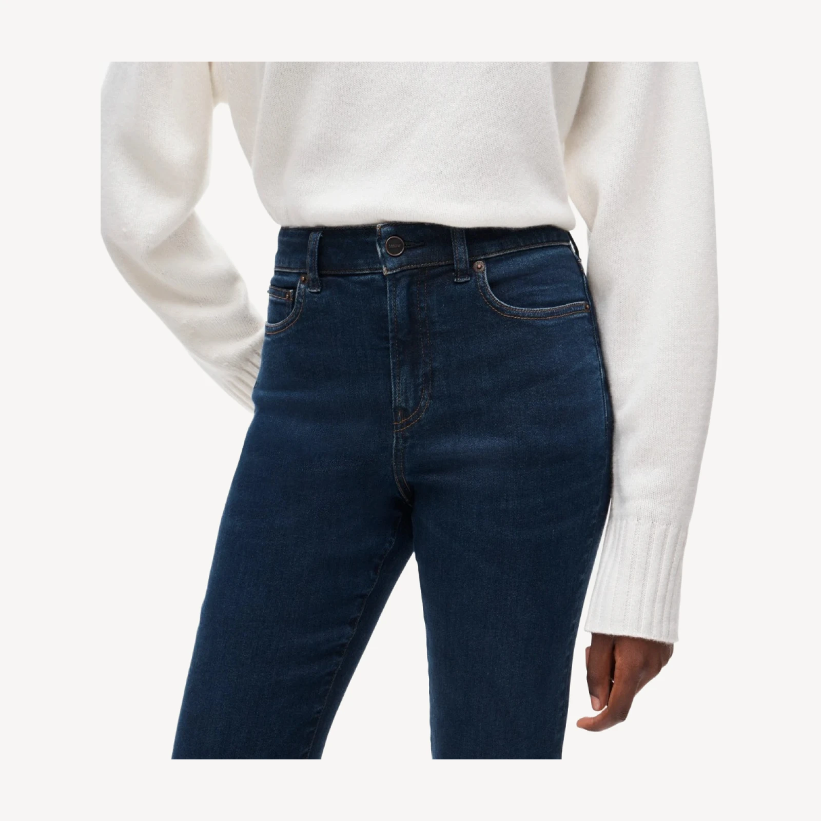 Bootcut jean in super-stretch