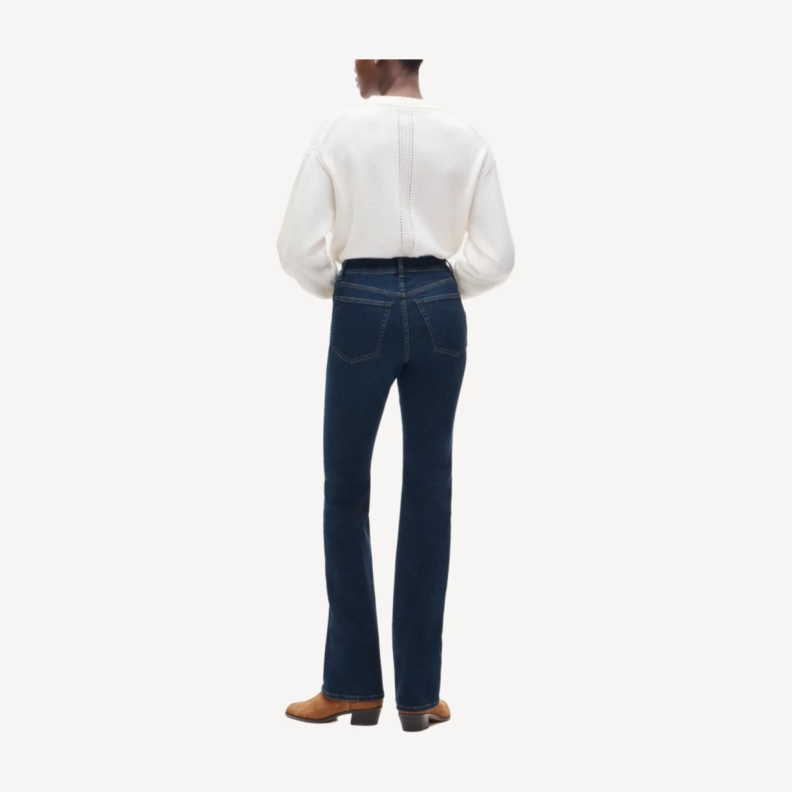 Bootcut jean in super-stretch