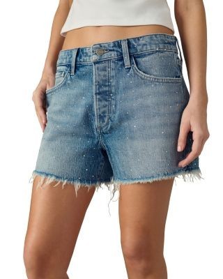 Joe's Jeans The Jessie Bejeweled Relaxed Denim Shorts
