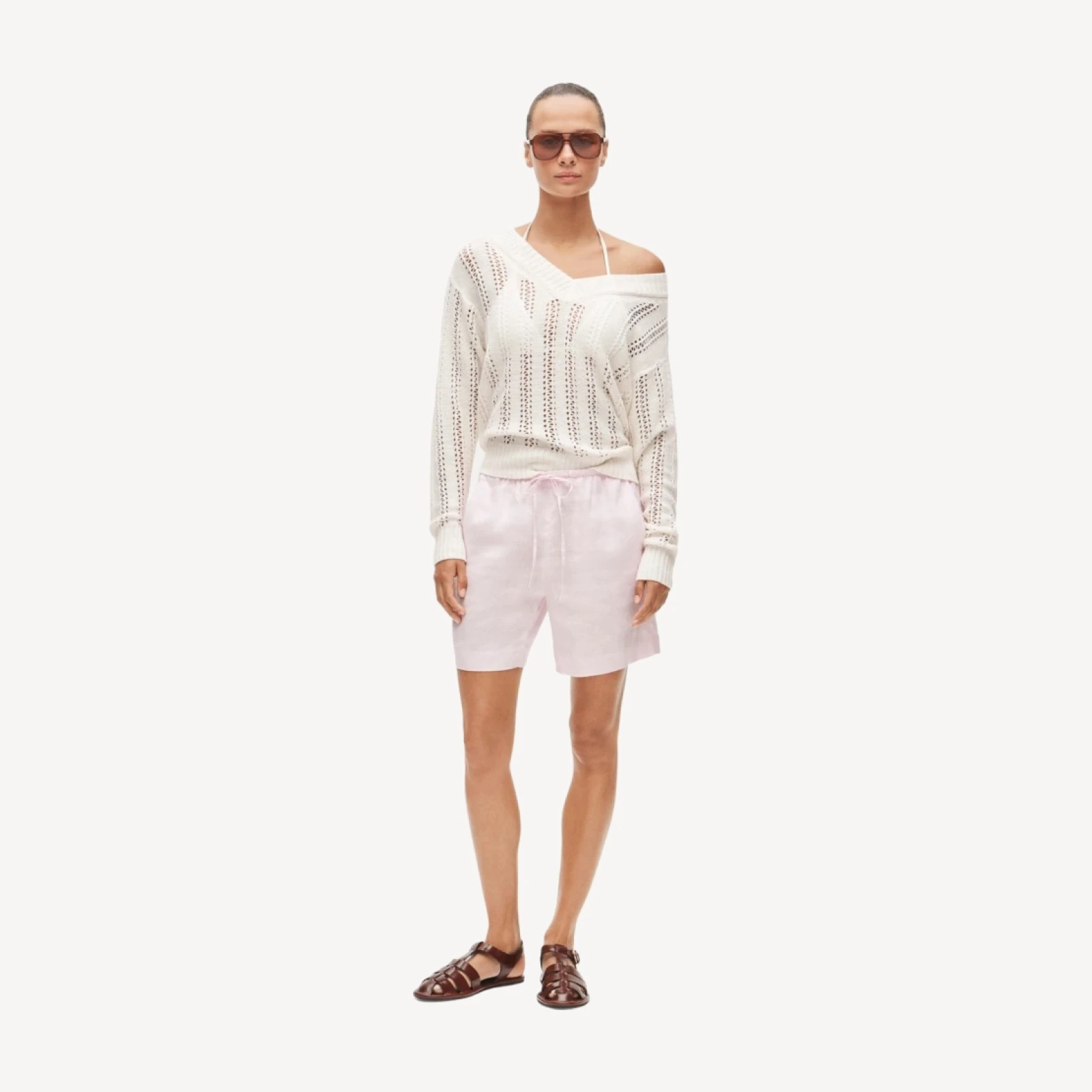 Cosmo short in linen