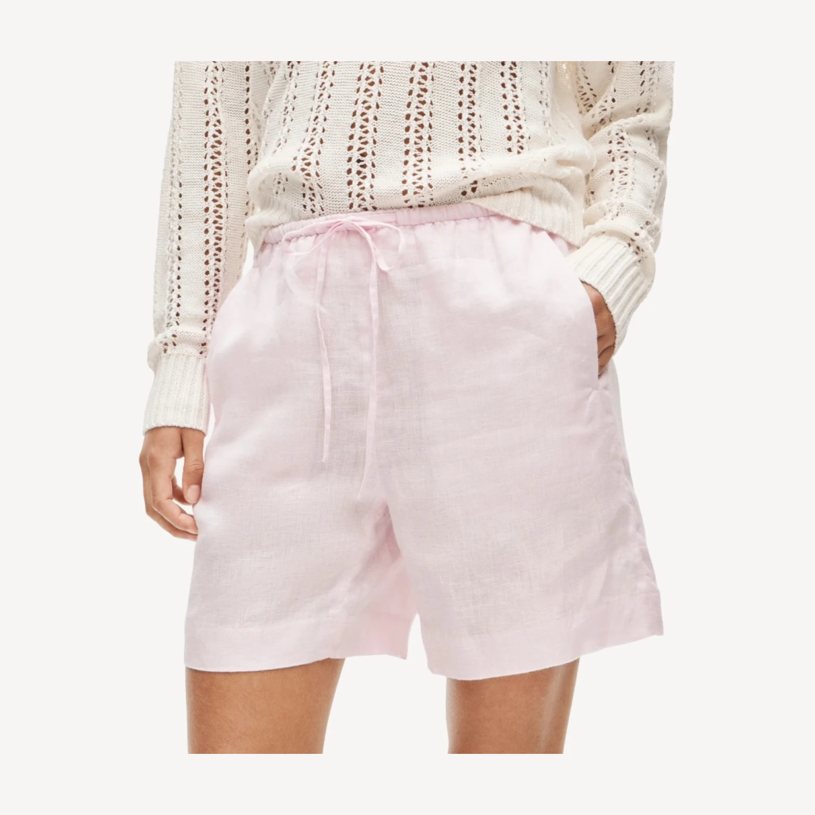 Cosmo short in linen