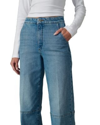 Joe's Jeans The Seamed Mia High Rise Wide Leg Jeans in Miraculous, photo 5