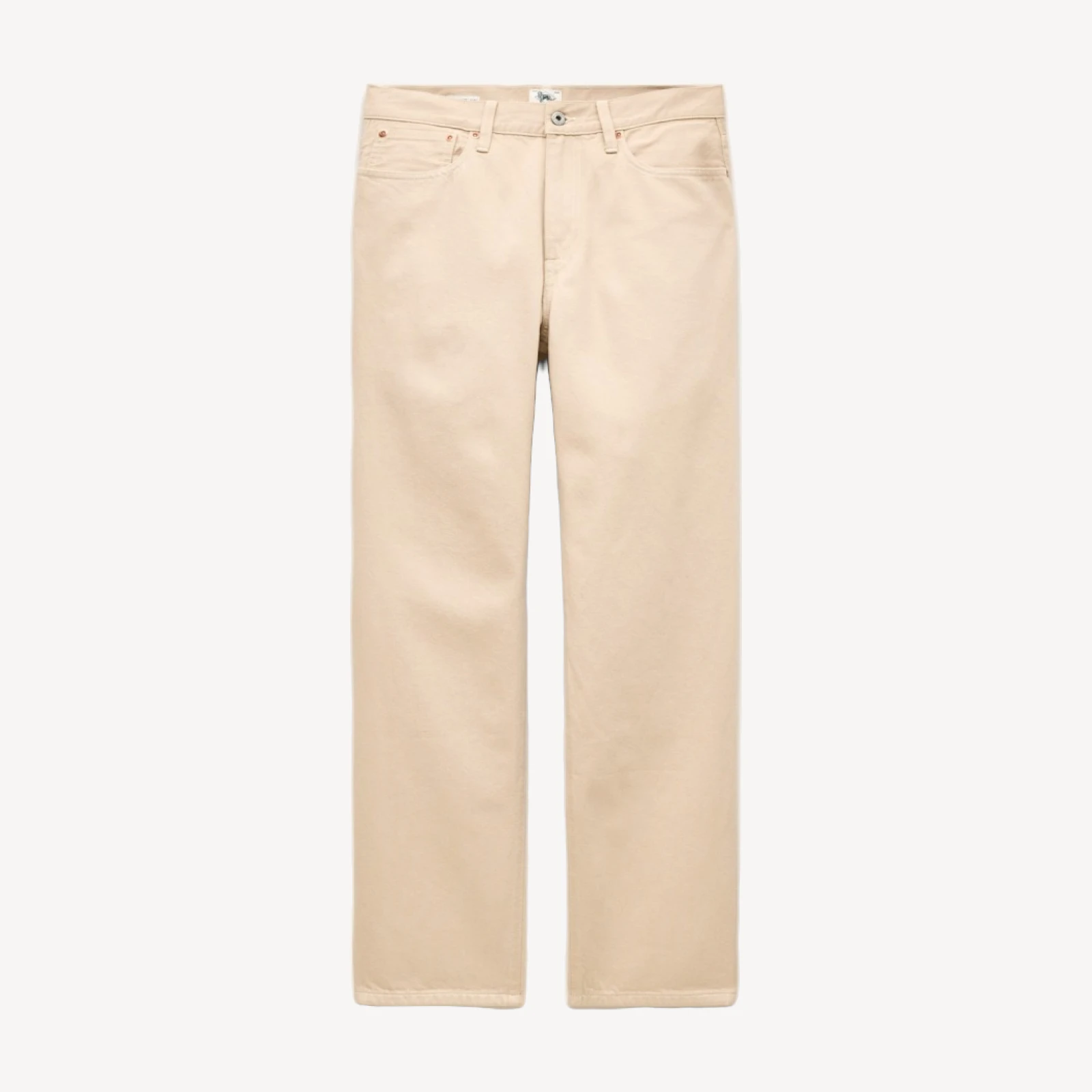 High-rise Straight-fit jean