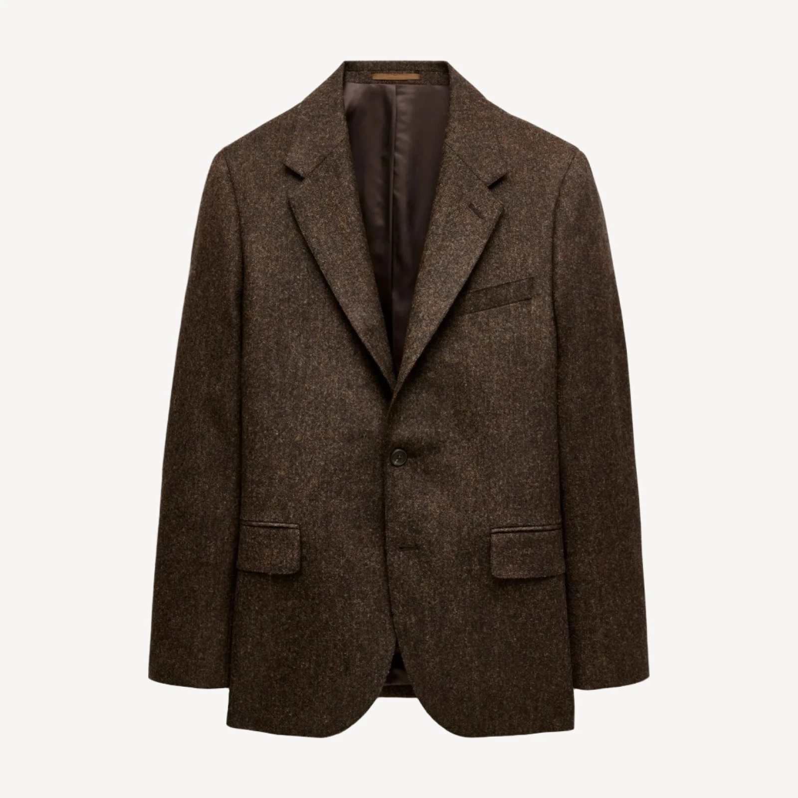 Kenmare Relaxed-fit suit jacket in English donegal wool tweed