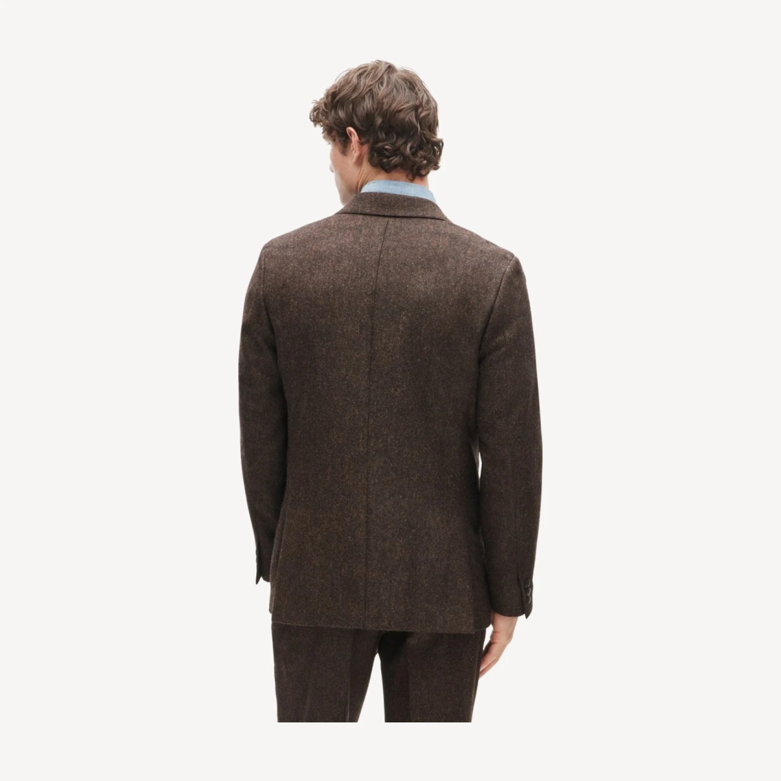 Kenmare Relaxed-fit suit jacket in English donegal wool tweed