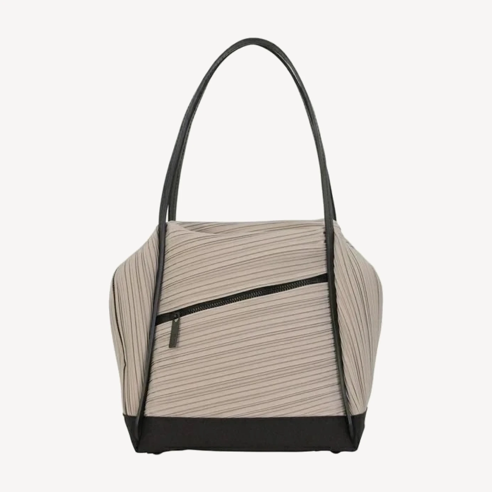 BIAS PLEATS BAG