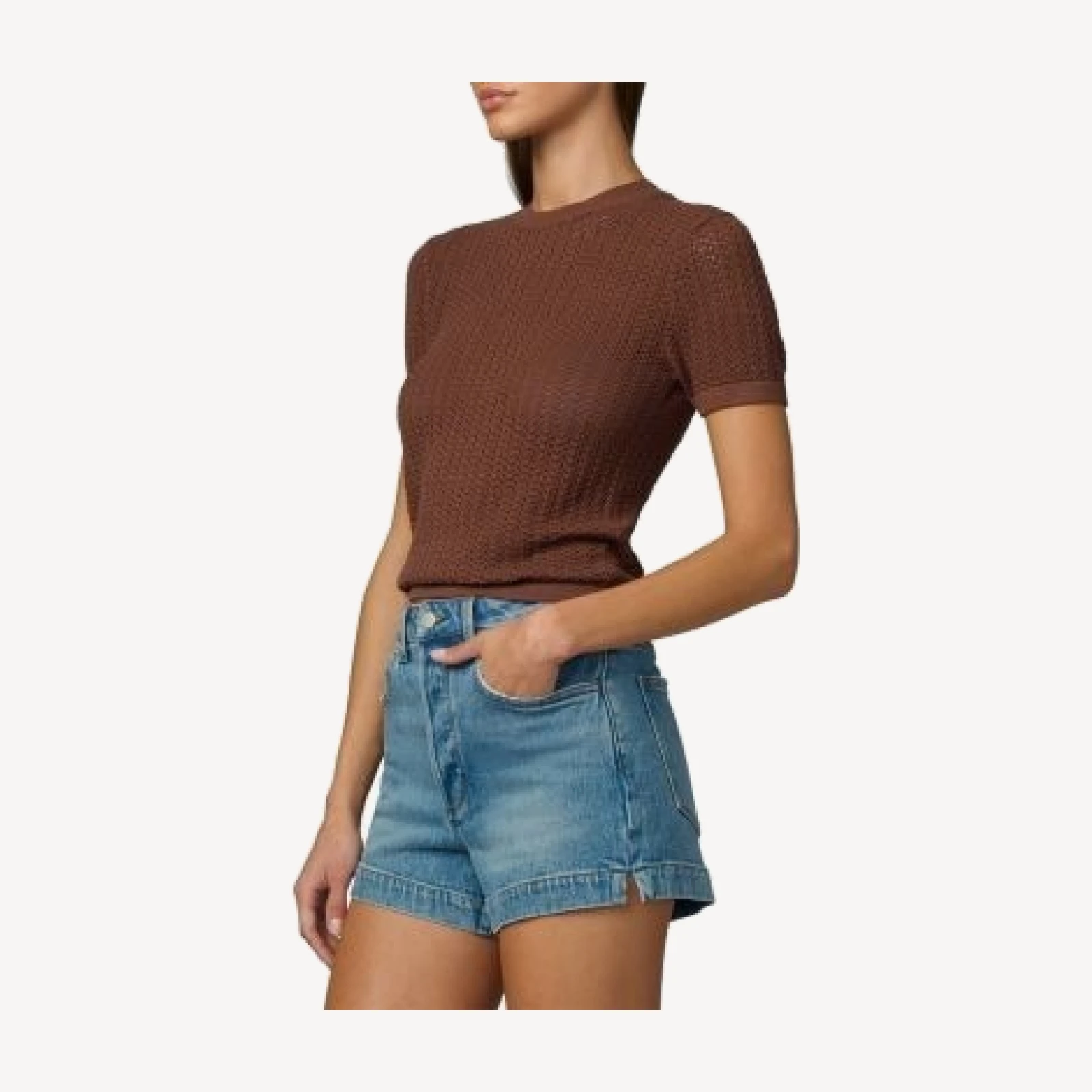 Joe's Jeans The Crochet Baby Tee
