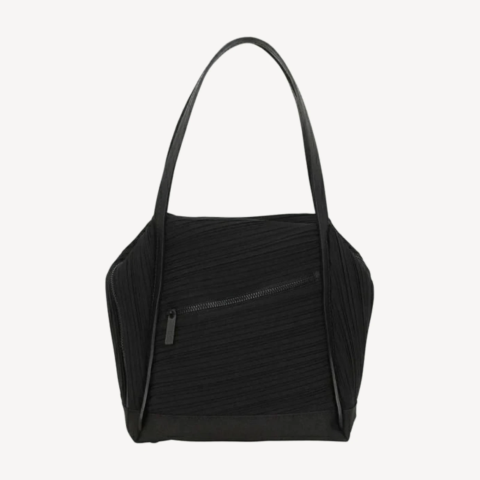 BIAS PLEATS BAG