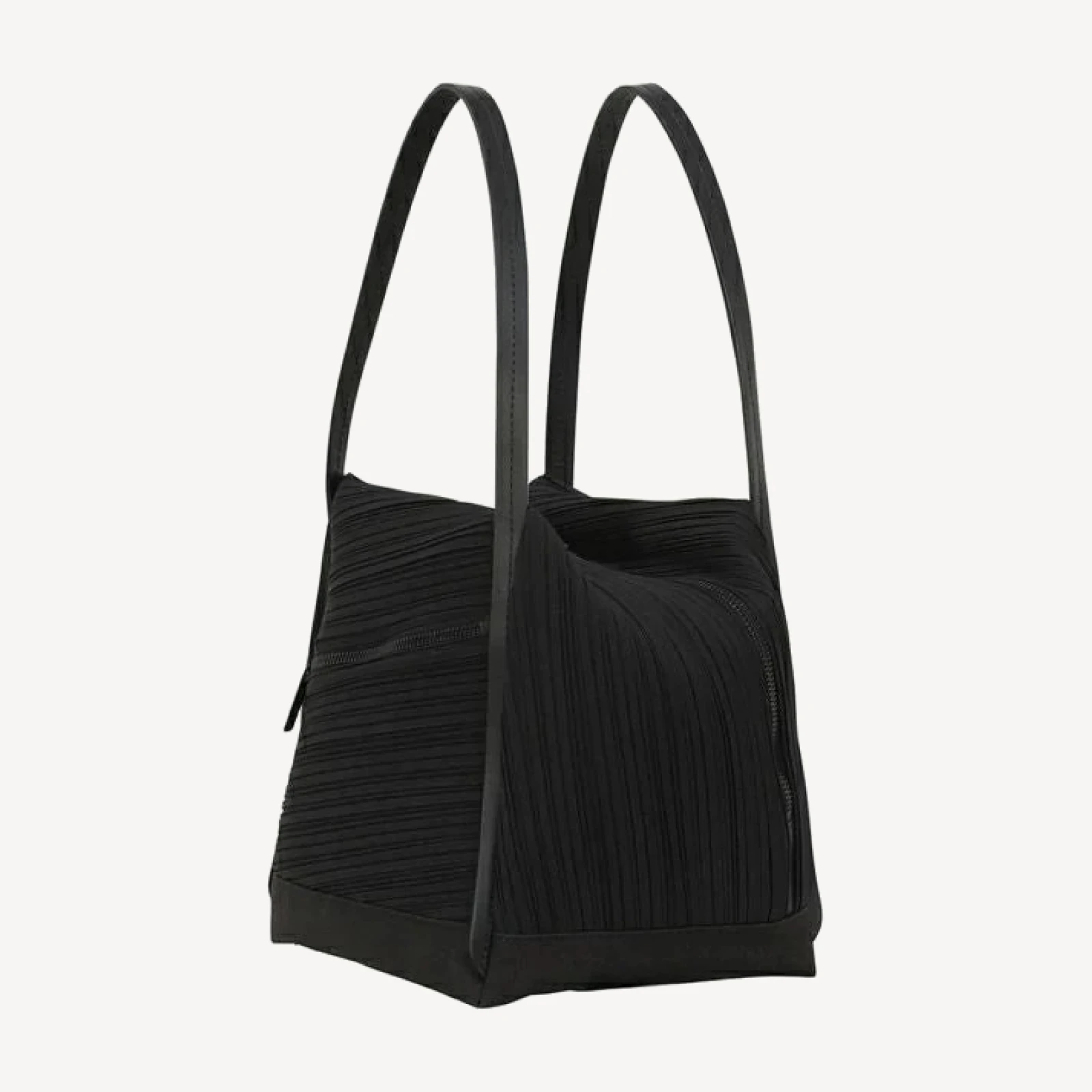 BIAS PLEATS BAG