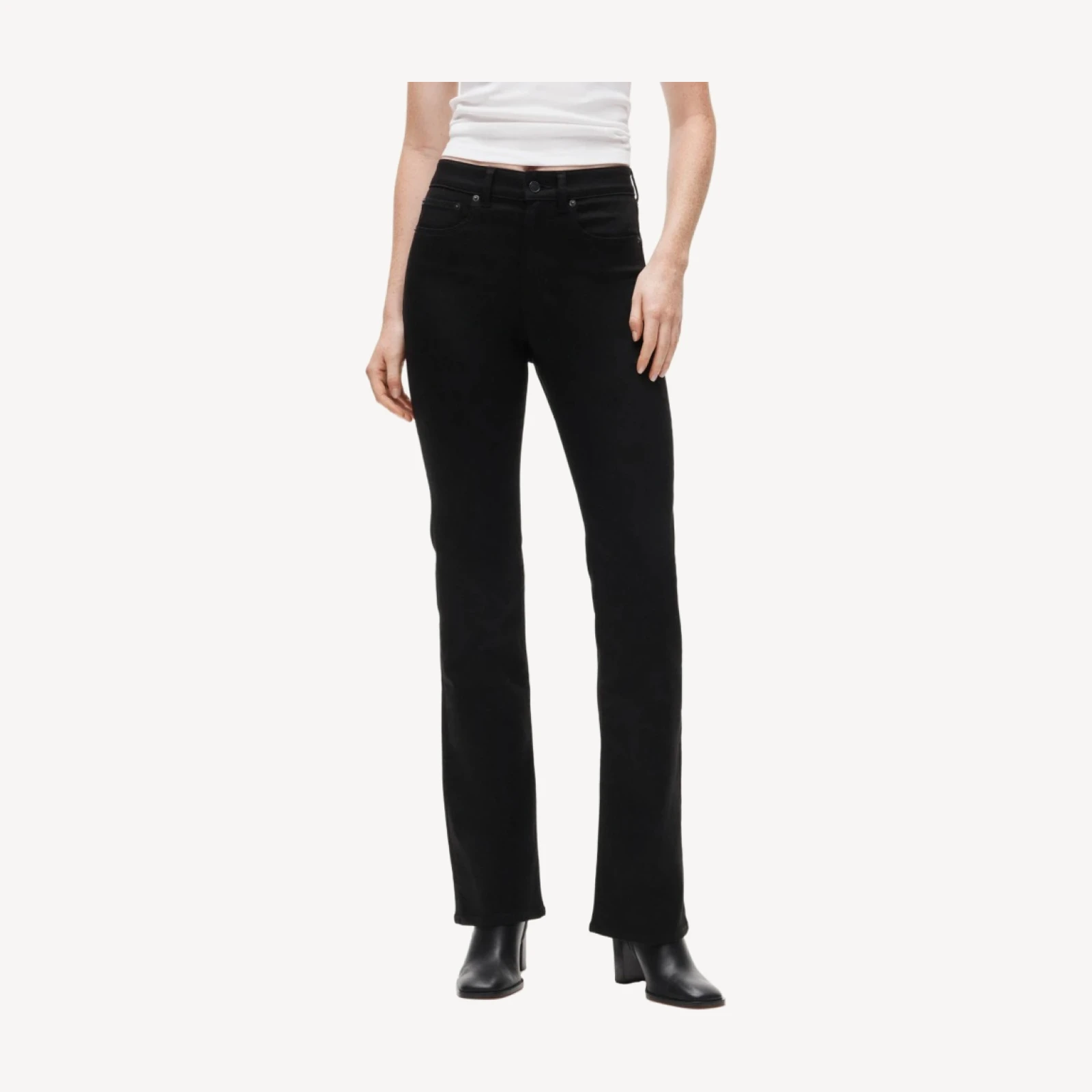 Bootcut jean in super-stretch