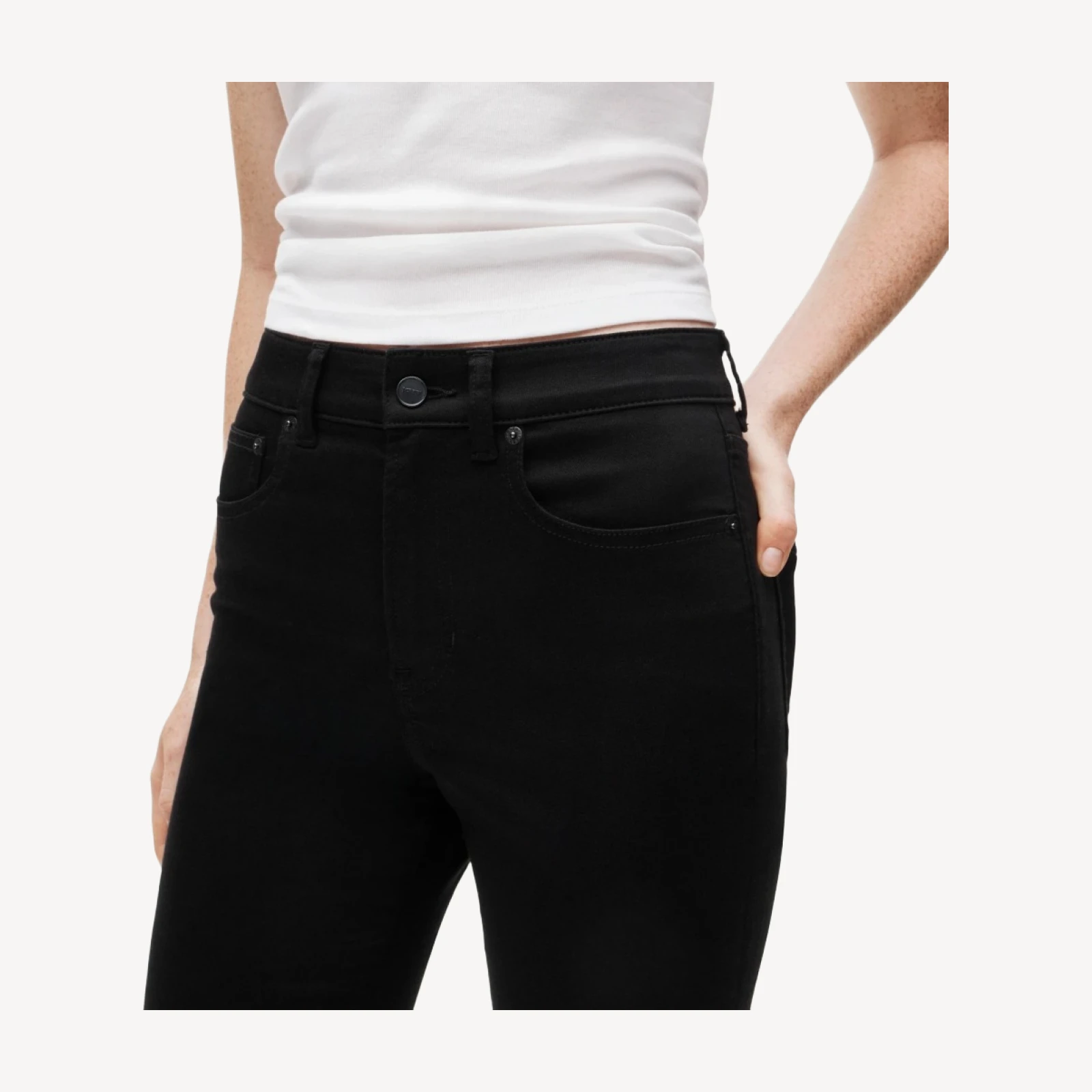 Bootcut jean in super-stretch