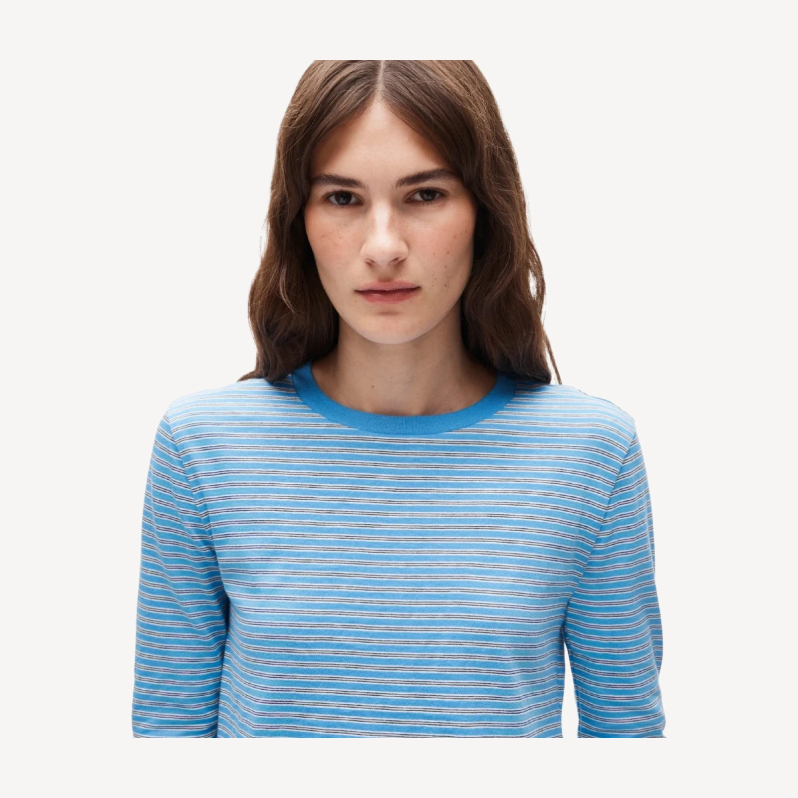 Vintage jersey long-sleeve T-shirt in stripe
