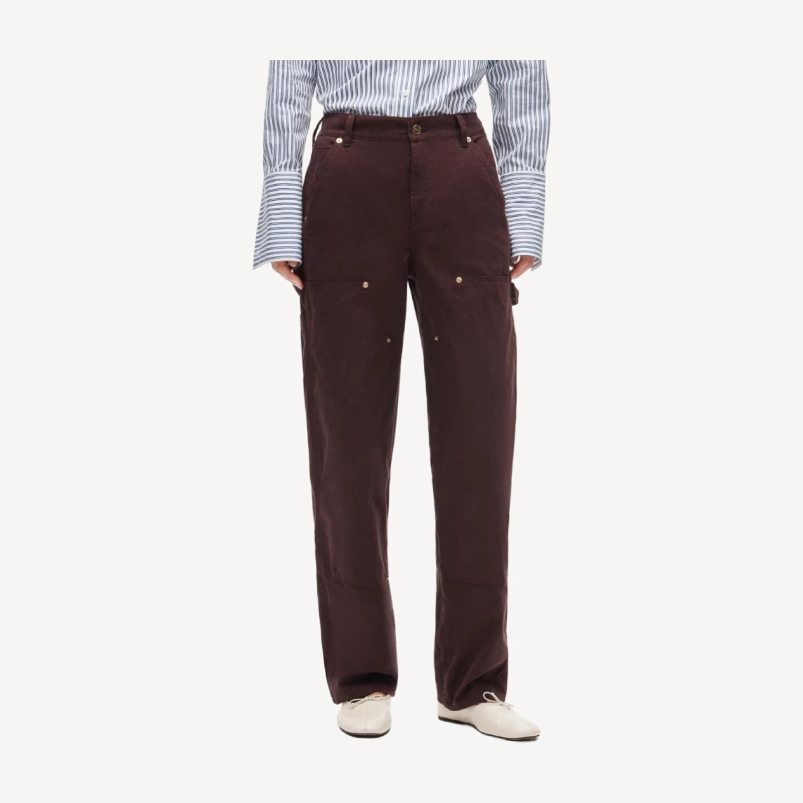 Painter pant in cotton canvas
