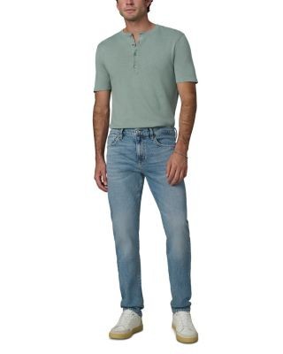 Joe's Jeans Short Sleeve Linen & Cotton Henley