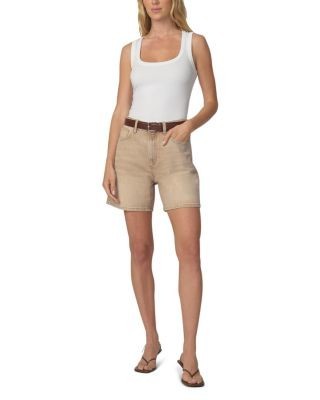 Joe's Jeans The Harlowe High Rise Jean Shorts in Washed Tan