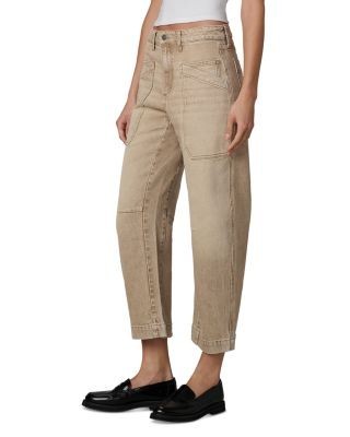 Joe's Jeans The Double Pocket Barrel Jeans in Washed Tan