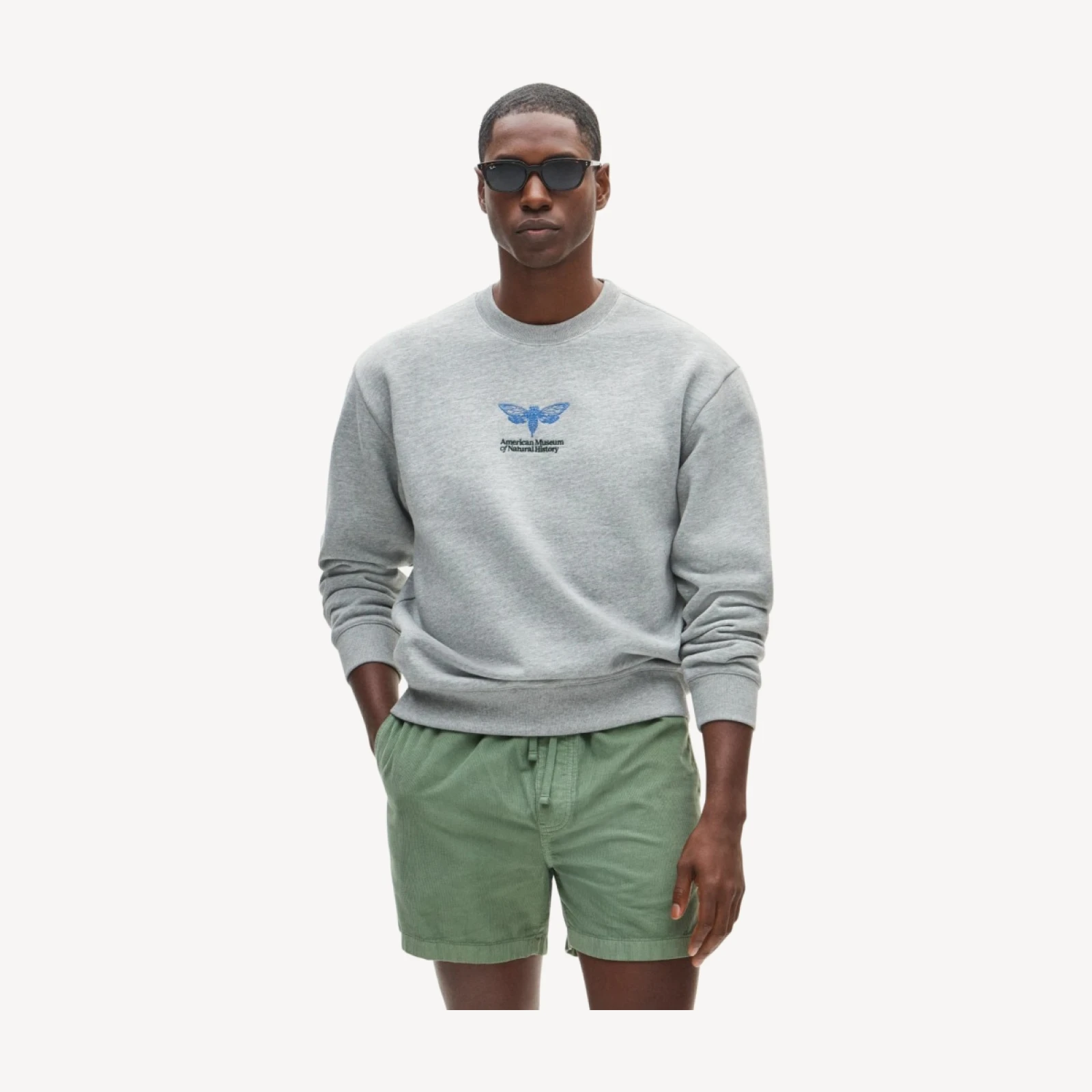 American Museum of Natural History for J.Crew graphic '83 fleece sweatshirt