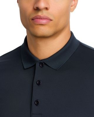 Boss Knit Collar Golf Logo Polo Shirt