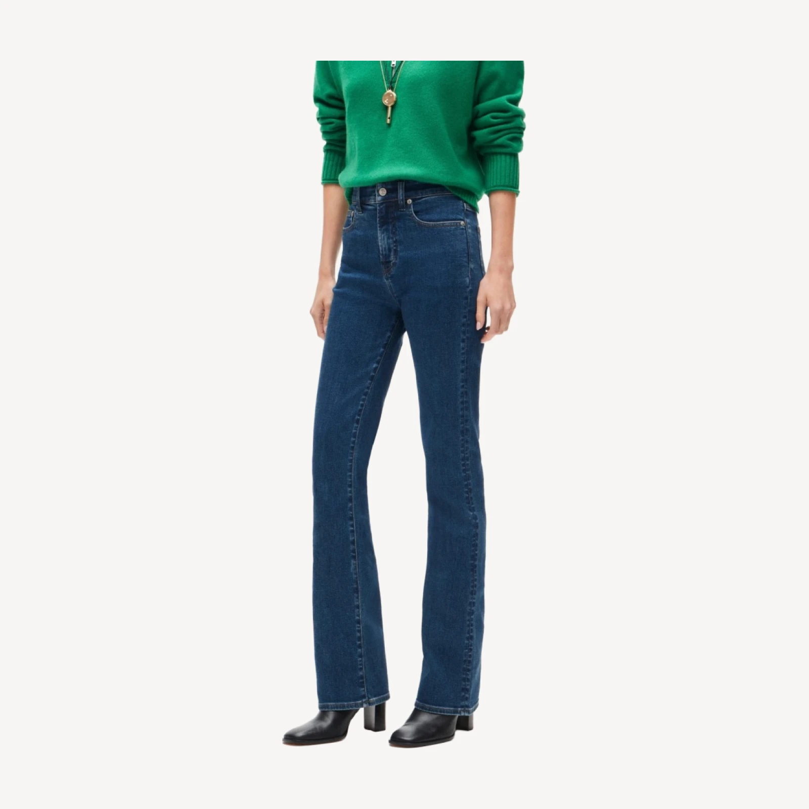 Bootcut jean in super-stretch