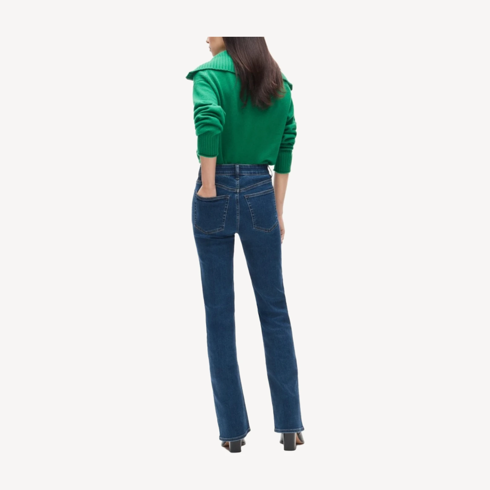 Bootcut jean in super-stretch