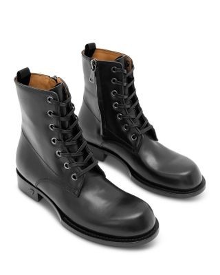 John Varvatos Men's Two Five Two Leather Combat Boots