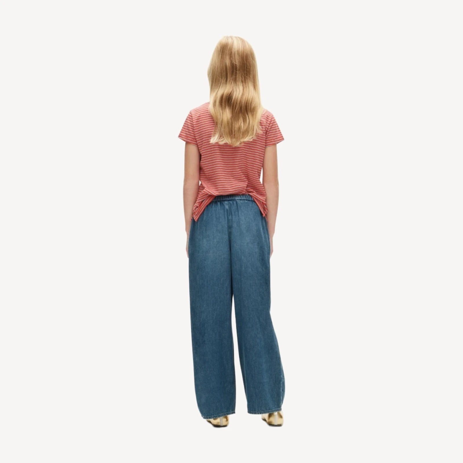 Girls' Cosmo pant in drapey denim