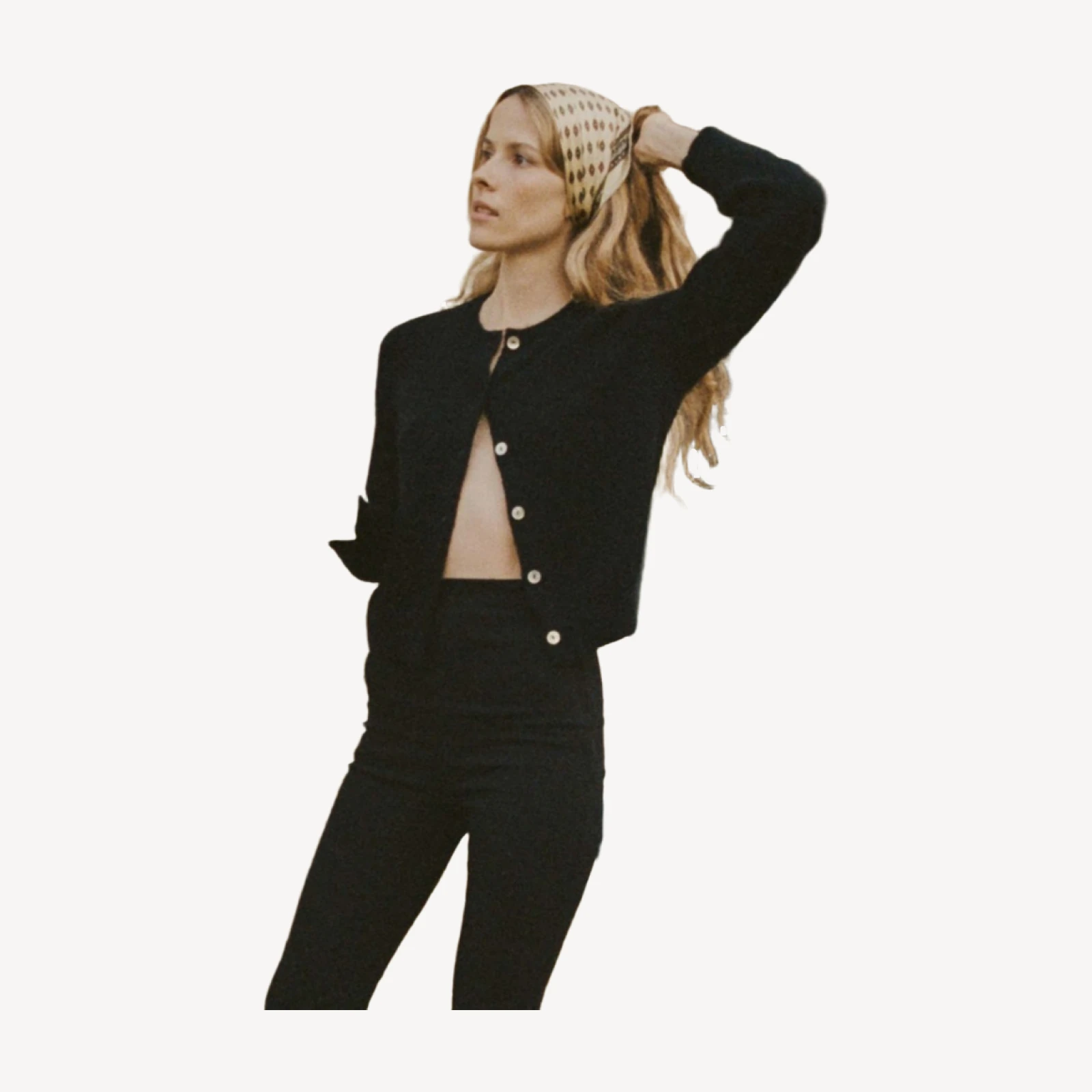 PETRA CARDIGAN -- BLACK