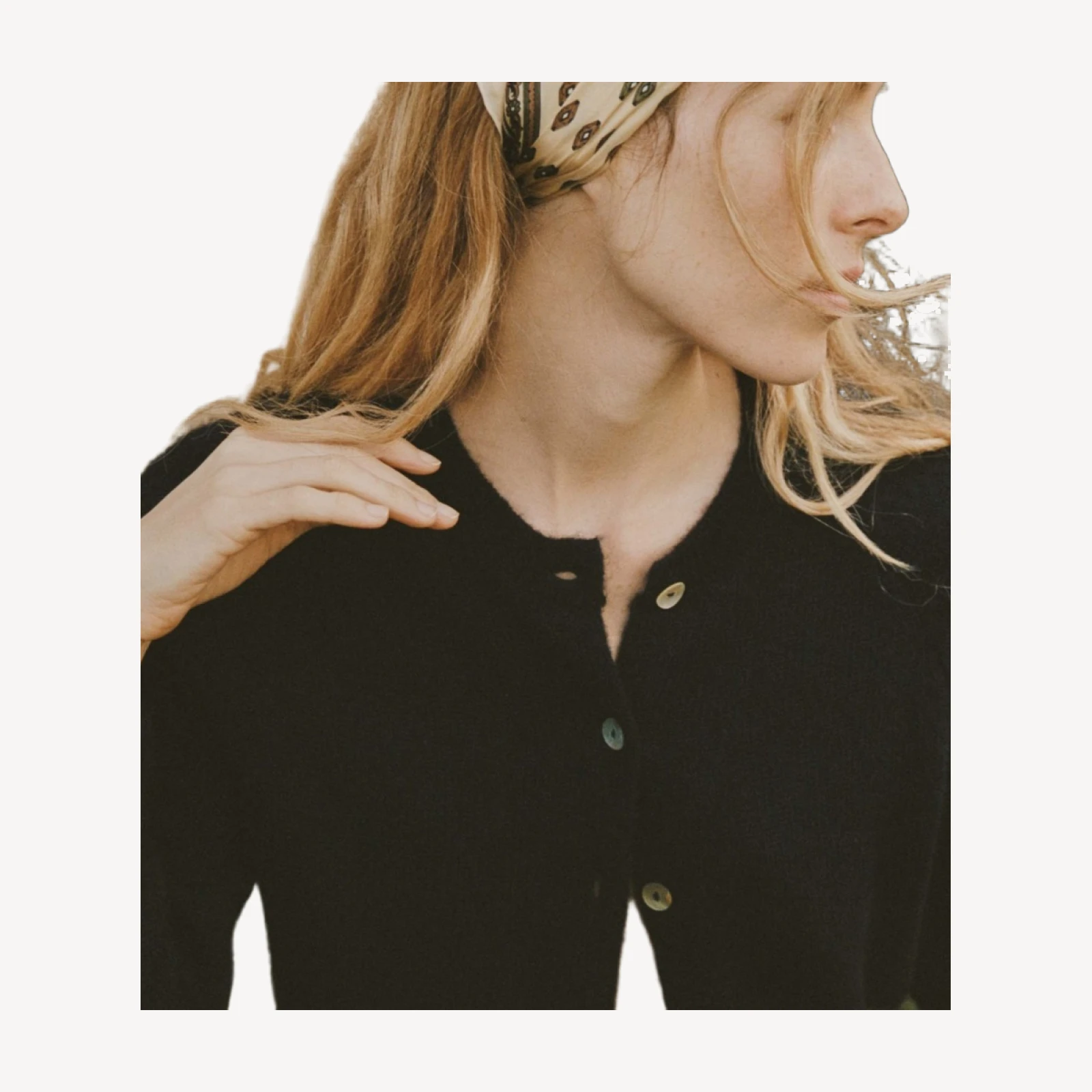 PETRA CARDIGAN -- BLACK