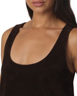 Joe's Jeans The Scoop Neck Faux Leather Dress
