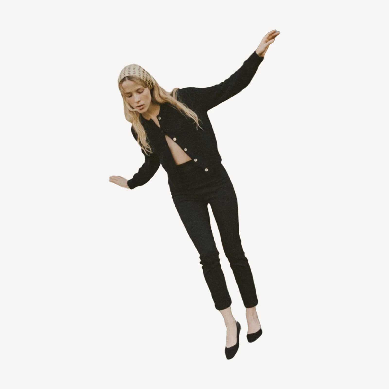 PETRA CARDIGAN -- BLACK