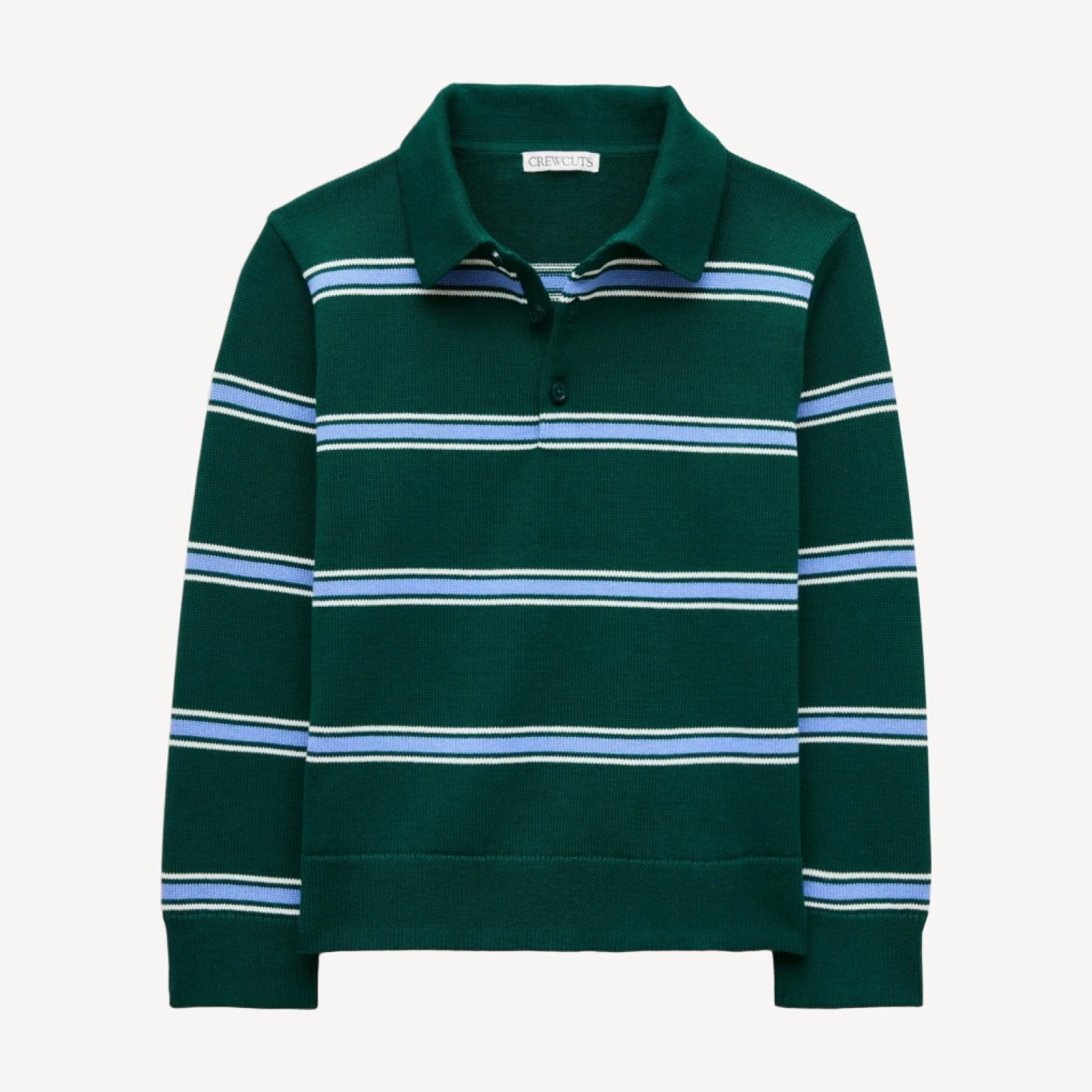Kids' rugby sweater in cotton stripe