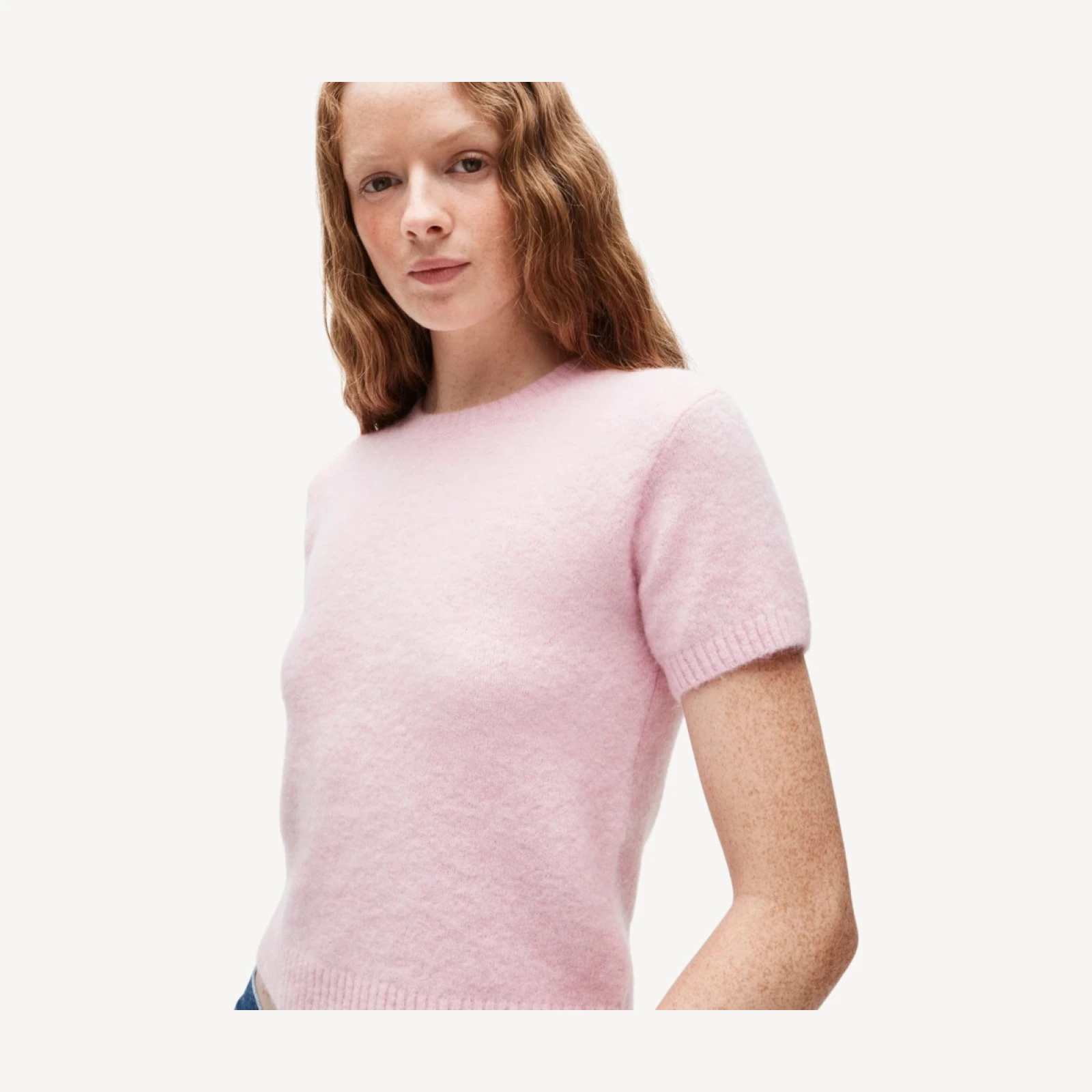 Sweater-tee in alpaca blend