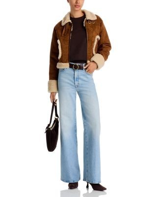 Mother The Hustler Roller Sneak High Rise Jeans in Complete 360