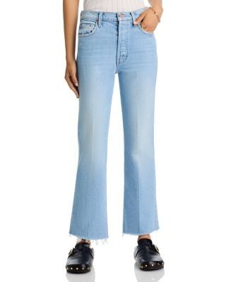 Mother The Tripper Flood Fray Jeans in Cool As A Cat