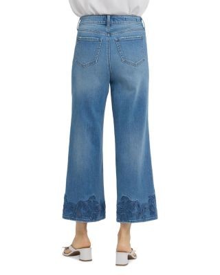 Nydj Teresa Wide Leg Ankle Jeans in Port Sea