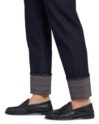 Nydj Kasey Cotton Blend Ankle Stovepipe Jeans in Rinse