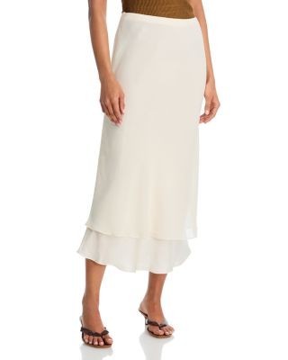 Aqua Double Layer Slip Skirt - Exclusive