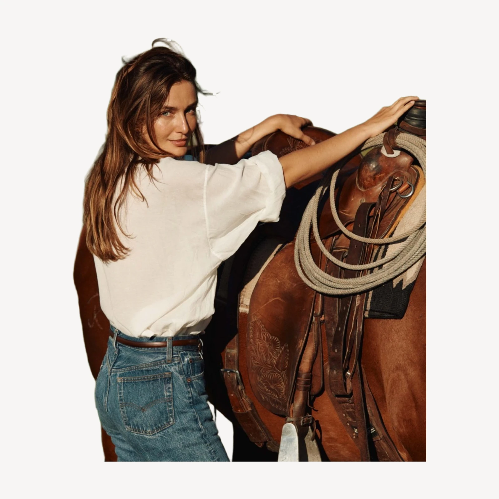 THE JANE BLOUSE -- SALT