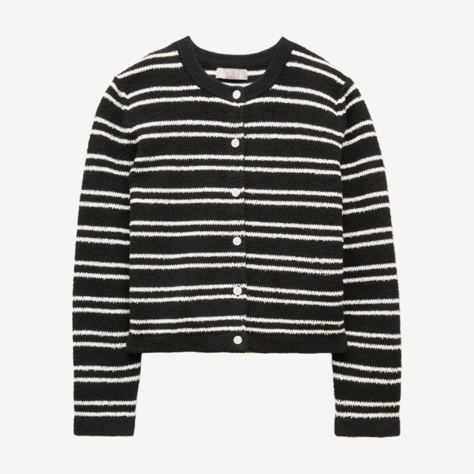 Lady jacket in striped bouclé