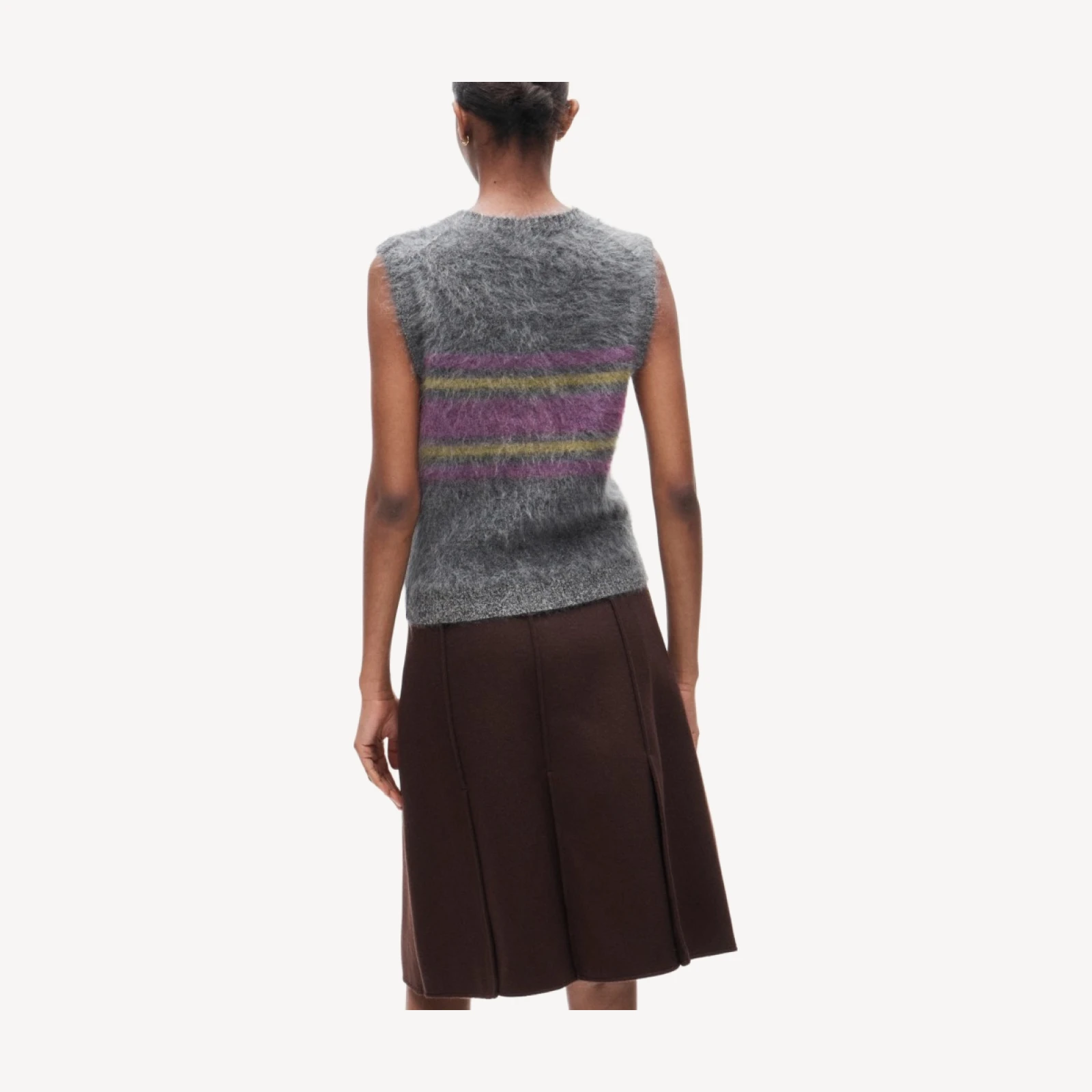 Eckhaus Latta x J.Crew brushed cashmere vest
