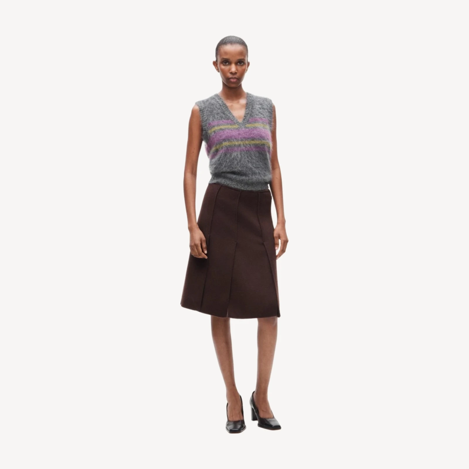 Eckhaus Latta x J.Crew brushed cashmere vest