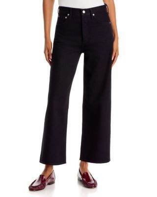 Agolde The Ren High Rose Ankle Wide Leg Jeans in Cover
