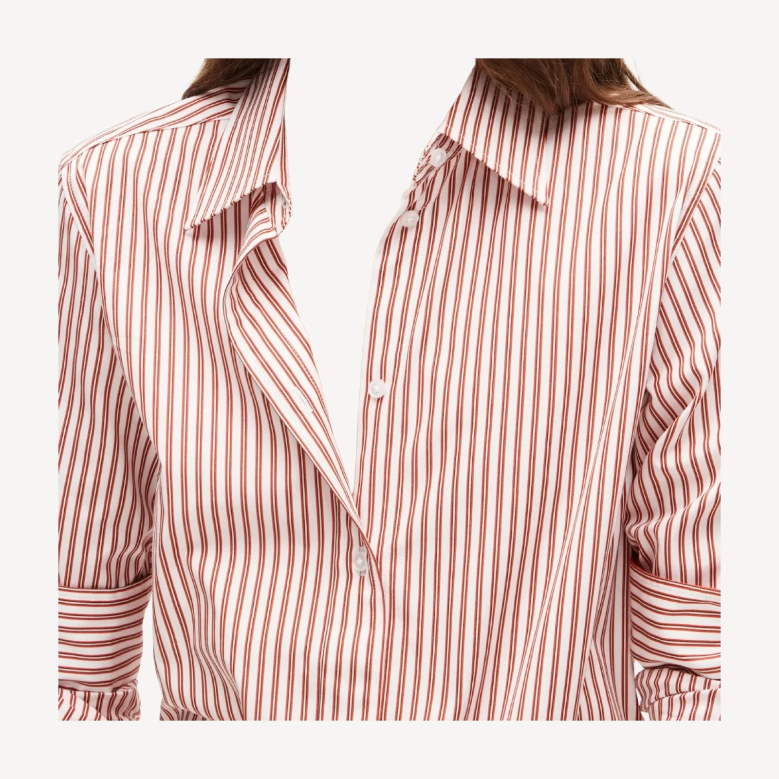Jules classic-fit button-up shirt in striped Greenwich poplin