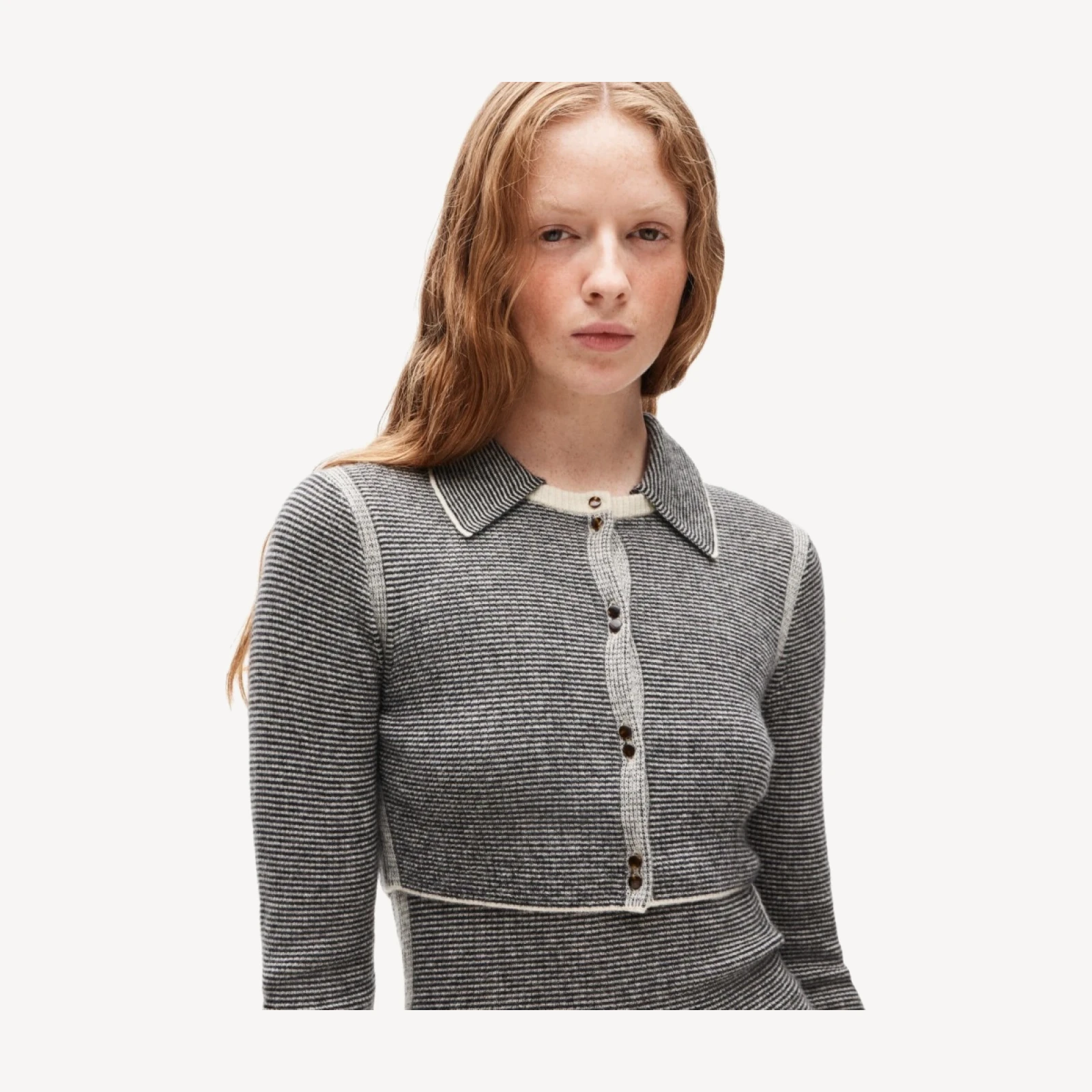 Eckhaus Latta x J.Crew ribbed twinset