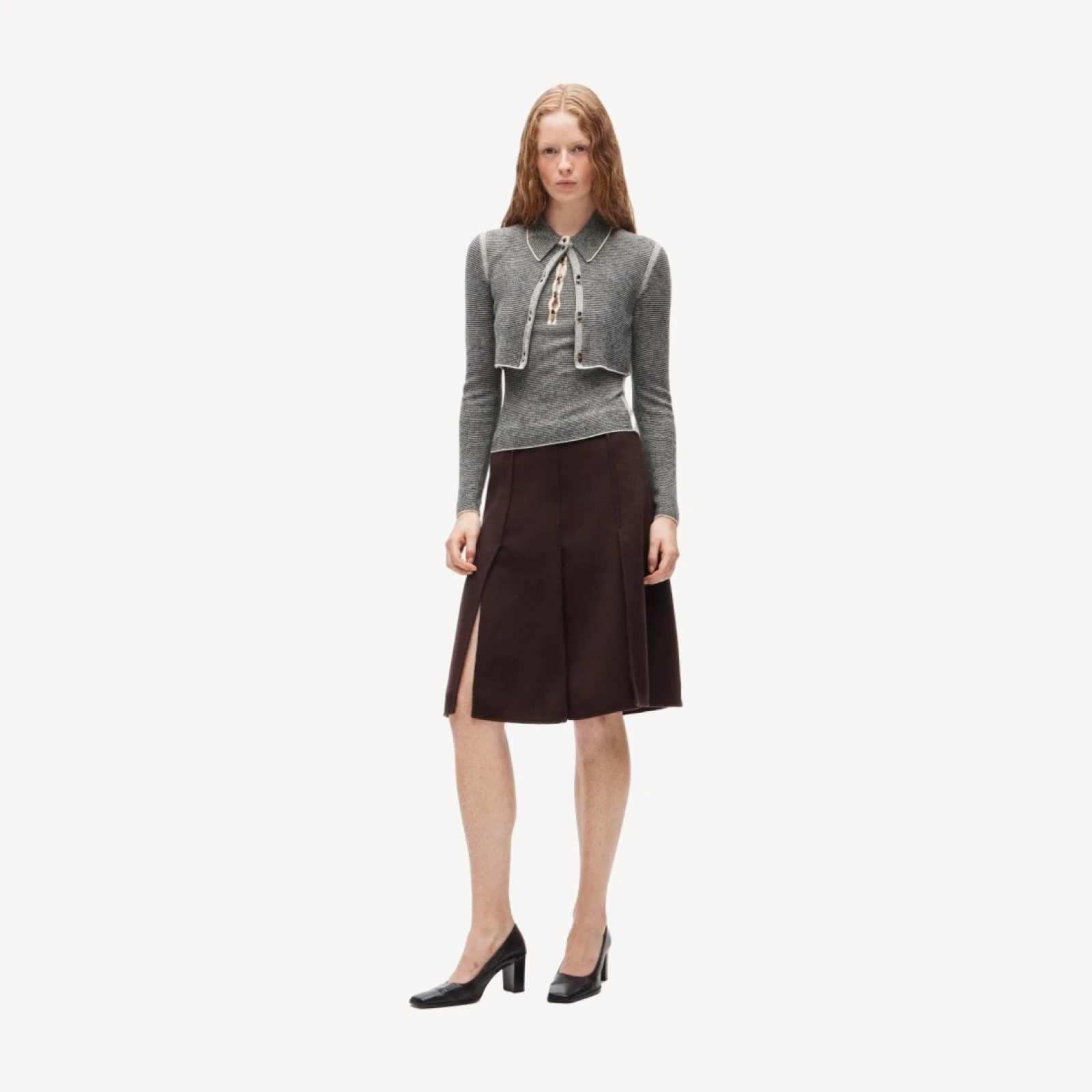 Eckhaus Latta x J.Crew ribbed twinset