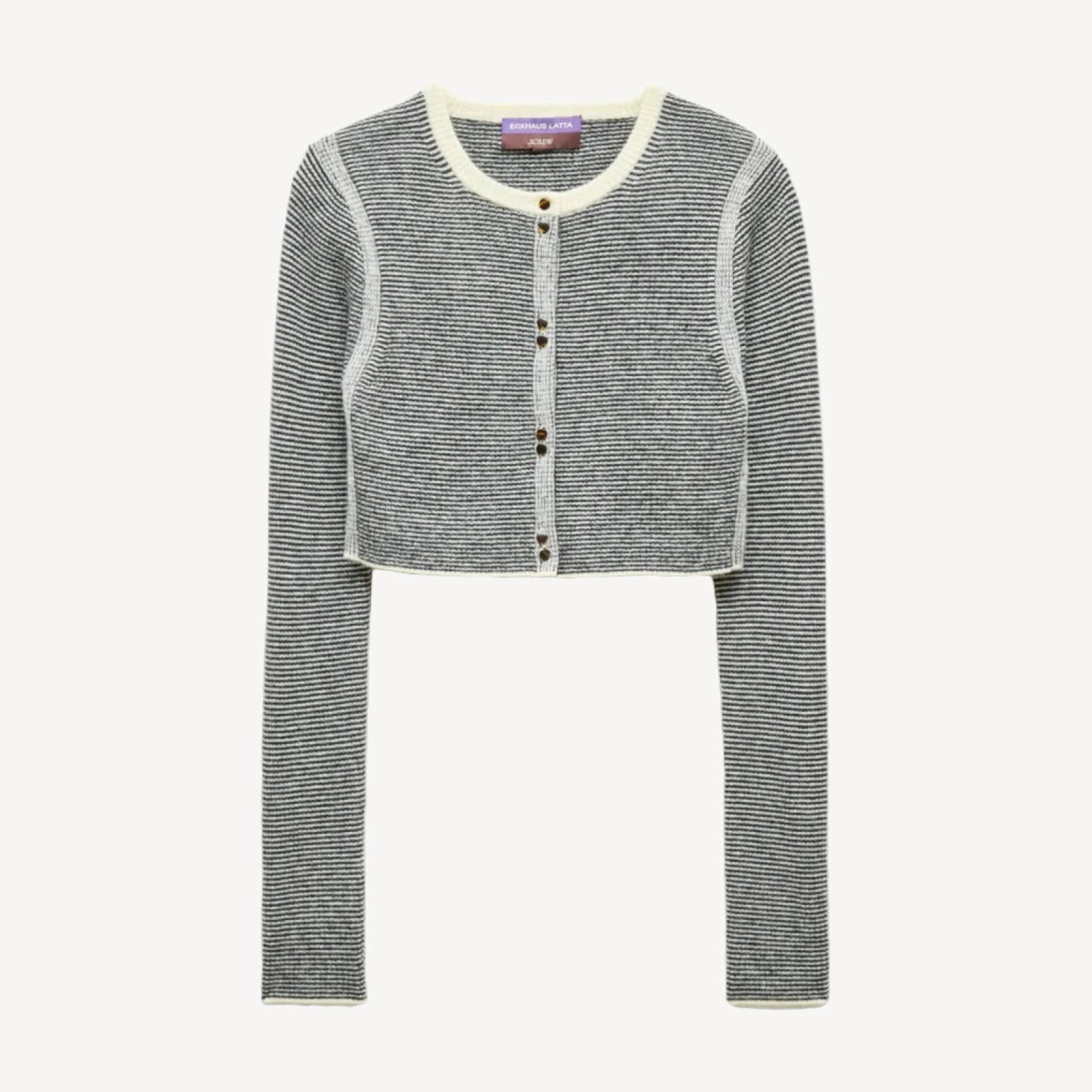 Eckhaus Latta x J.Crew ribbed twinset