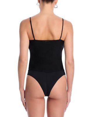 L'Agence Gelina Ruched Bodysuit
