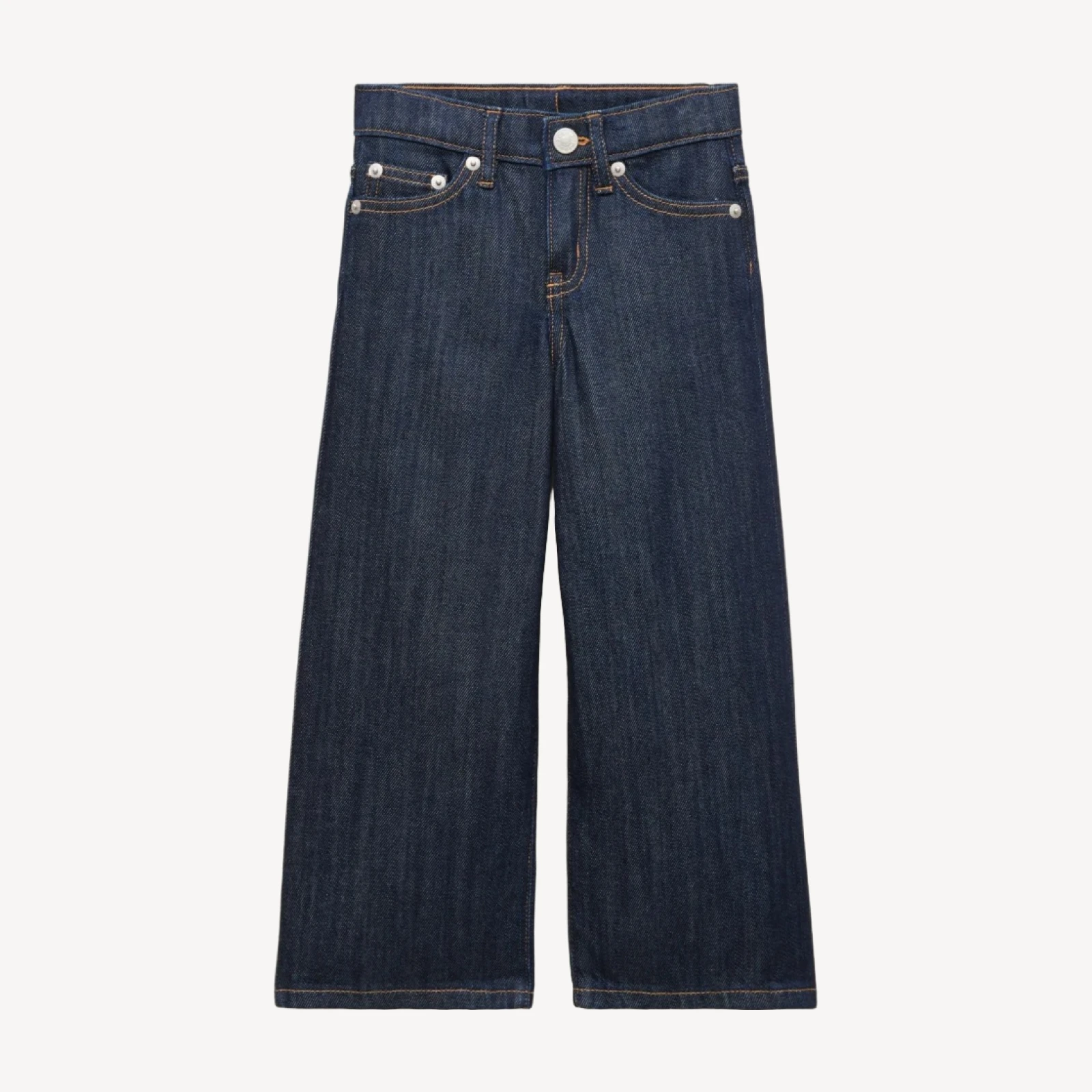 Girls' relaxed wide-leg jean