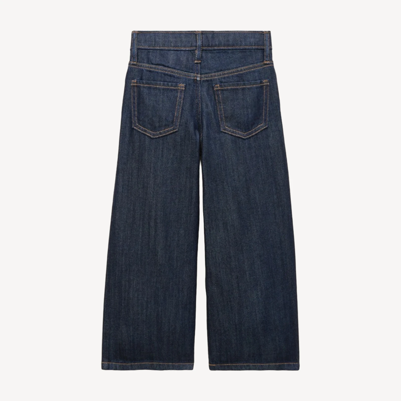 Girls' relaxed wide-leg jean