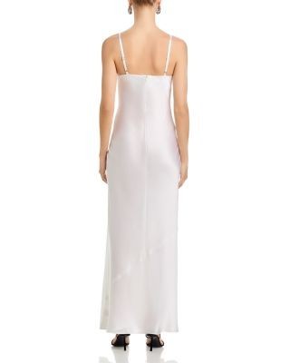 L'Agence Sayla Silk Bias Cut Maxi Dress